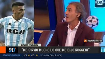 Centurión tras aquel fuerte mensaje de Ruggeri: Me sirvió mucho todo lo que me dijiste