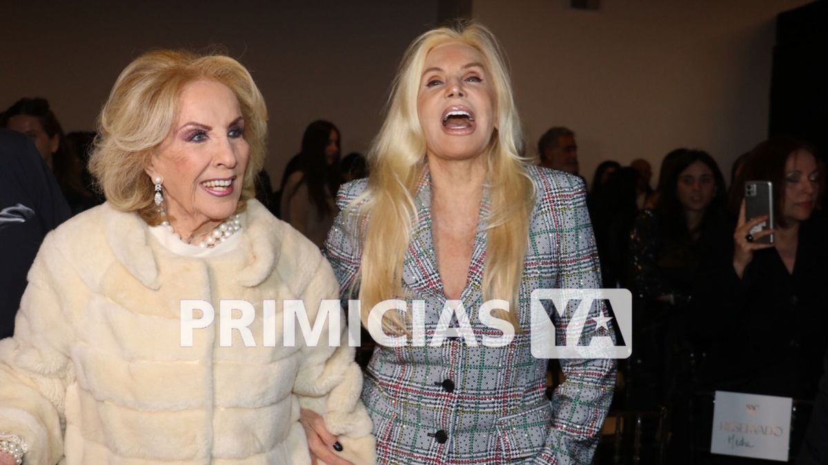 Los looks de Mirtha Legrand y Susana Giménez en el cierre de la Semana de la Alta Costura