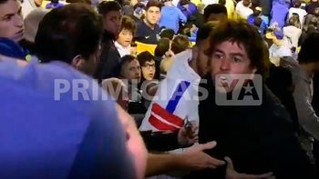 Gonzalito Rodríguez, a las puteadas en la cancha de Boca: se cruzó feo con un plateísta