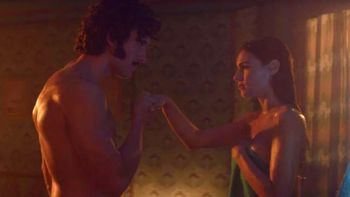 Pampita dejó ver las primeras imágenes de su film erótico: Hay mucho sexo y erotismo