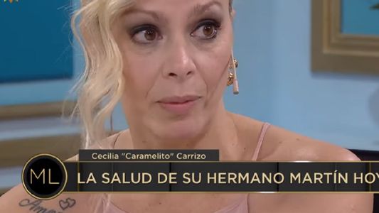 Caramelito Carrizo habló de la salud de su hermano Martín, que tiene ELA