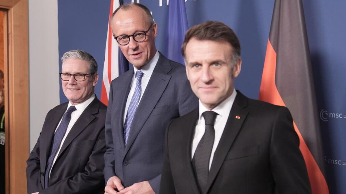 Starmer, Merz y Macron, los líderes europeos salieron a sumarse como 