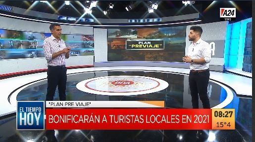 “Plan Previaje”: se lanzaría una bonificación del 50% para el turismo local