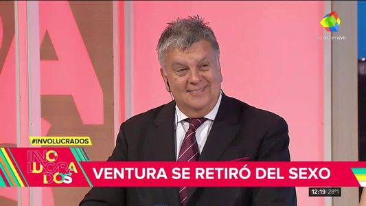 Luis Ventura reconoció que se jubiló del sexo