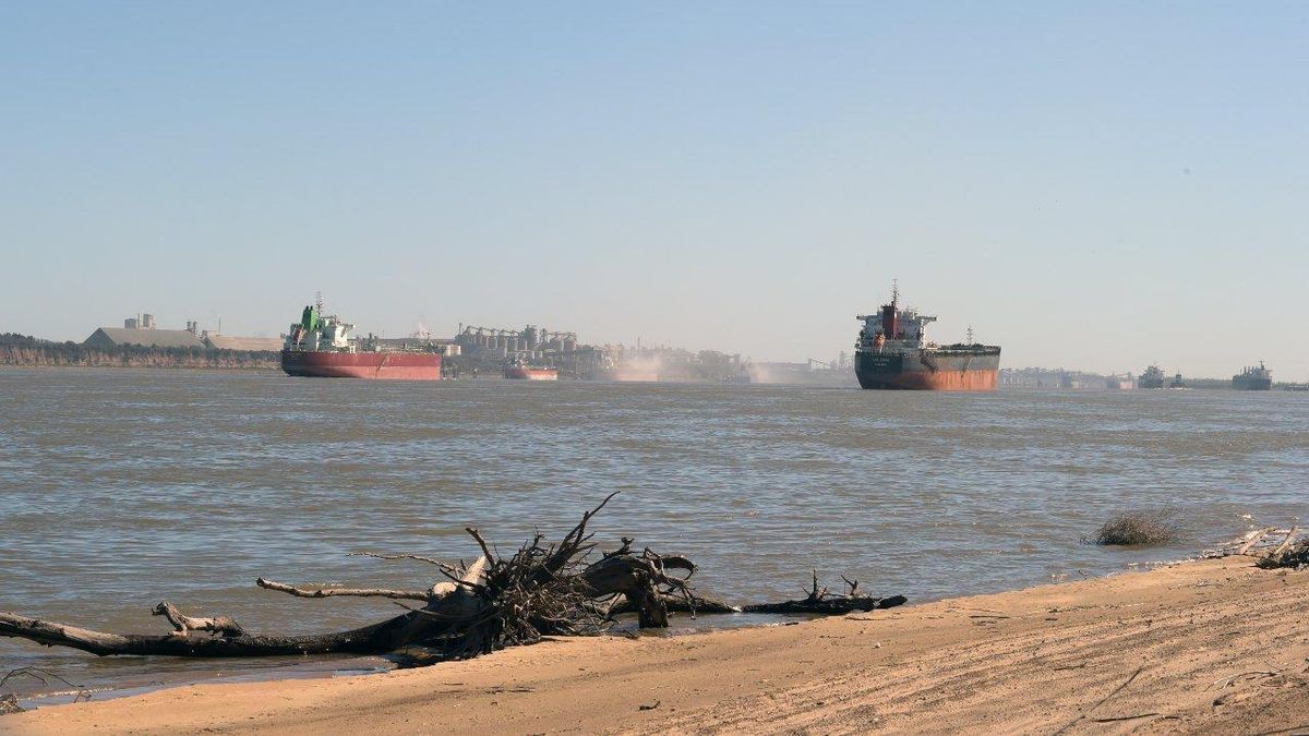 Hidrovía: la bajante del Paraná mantiene la preocupación entre los exportadores.