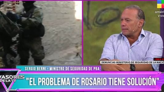 Sergio Berni, sobre el flagelo del narcotráfico en Rosario: Se puede resolver y muy rápido