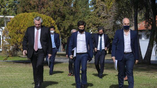 Peronismo recargado: Alberto relanza su gestión con obras junto a gobernadores, pero se diferencia de Larreta por la pandemia