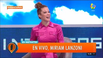 ¡Escándalo! Miriam Lanzoni no quiso hacer una nota con Intrusos y se retiró del estudio