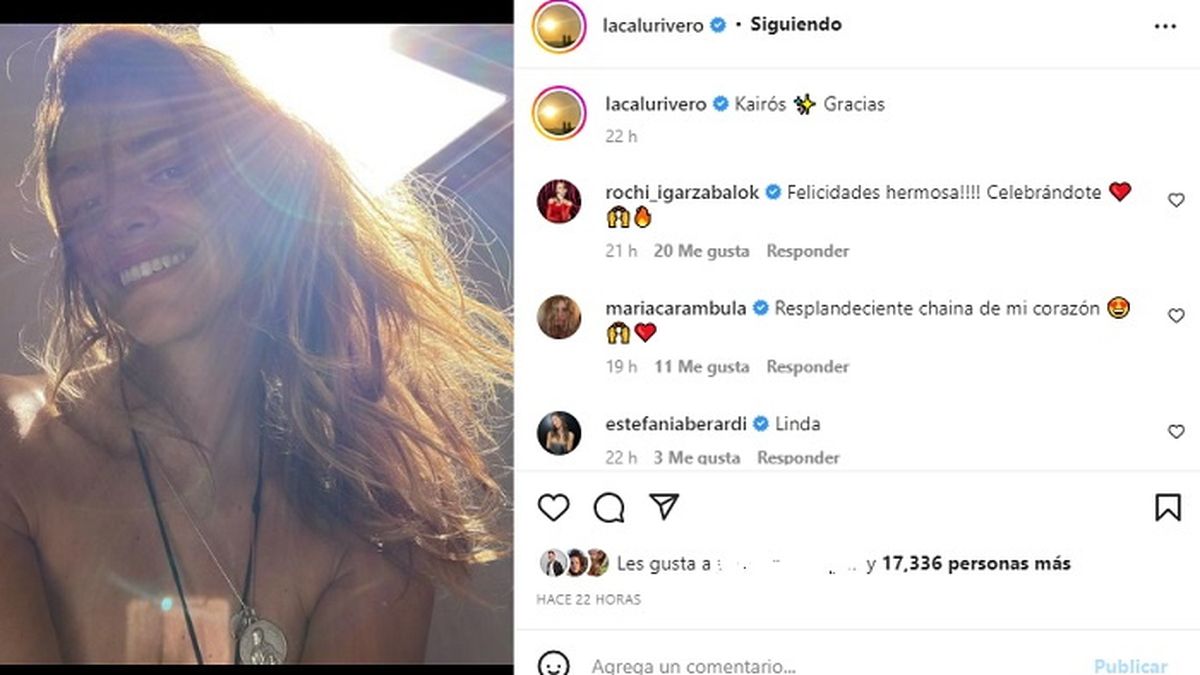 Calu Rivero confirmó su embarazo de Aíto de la Rúa con un particular posteo desde sus redes sociales. 