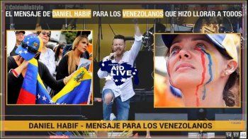 El discurso que hizo llorar a la multitud en el Venezuela Aid Live