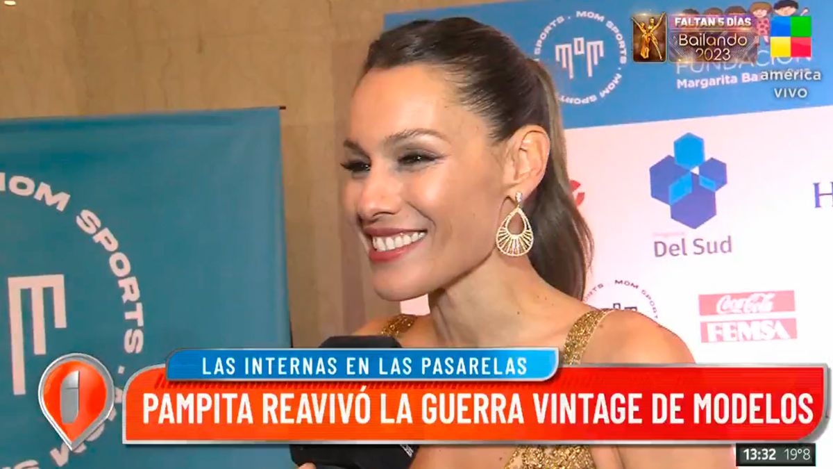 Pampita reavivó la guerra entre las modelos: robos, codazos y peleas