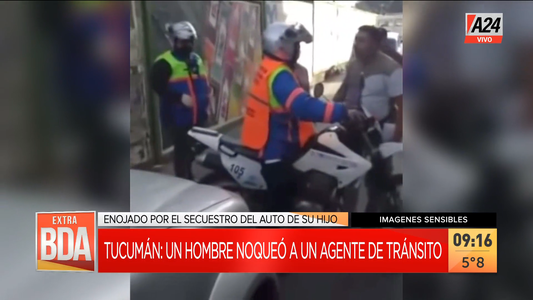 Tucumán: golpeó a un inspector de tránsito por una multa