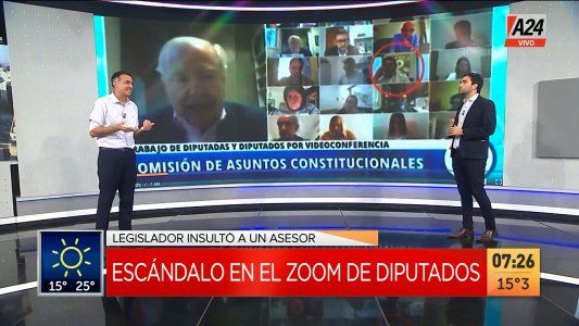 Un nuevo escándalo en un zoom de Diputados