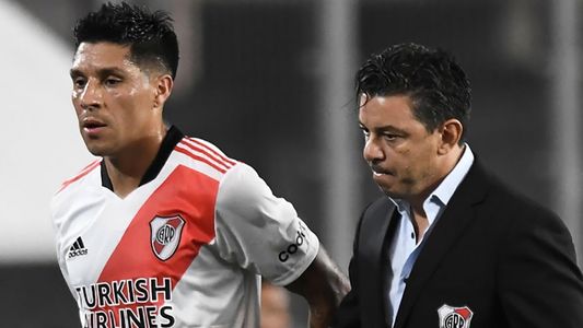 Enzo Pérez habló del episodio que vivió con Marcelo Gallardo en el vestuario de River