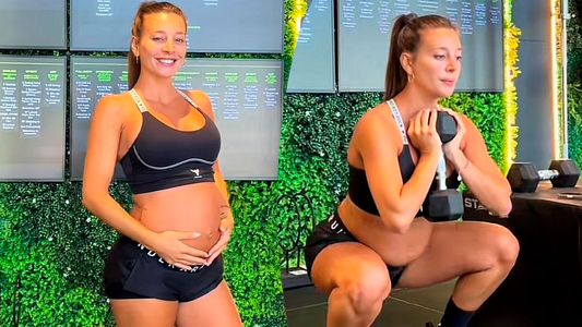 Polémica: El exigente entrenamiento de Sol Pérez con 23 semanas de embarazo