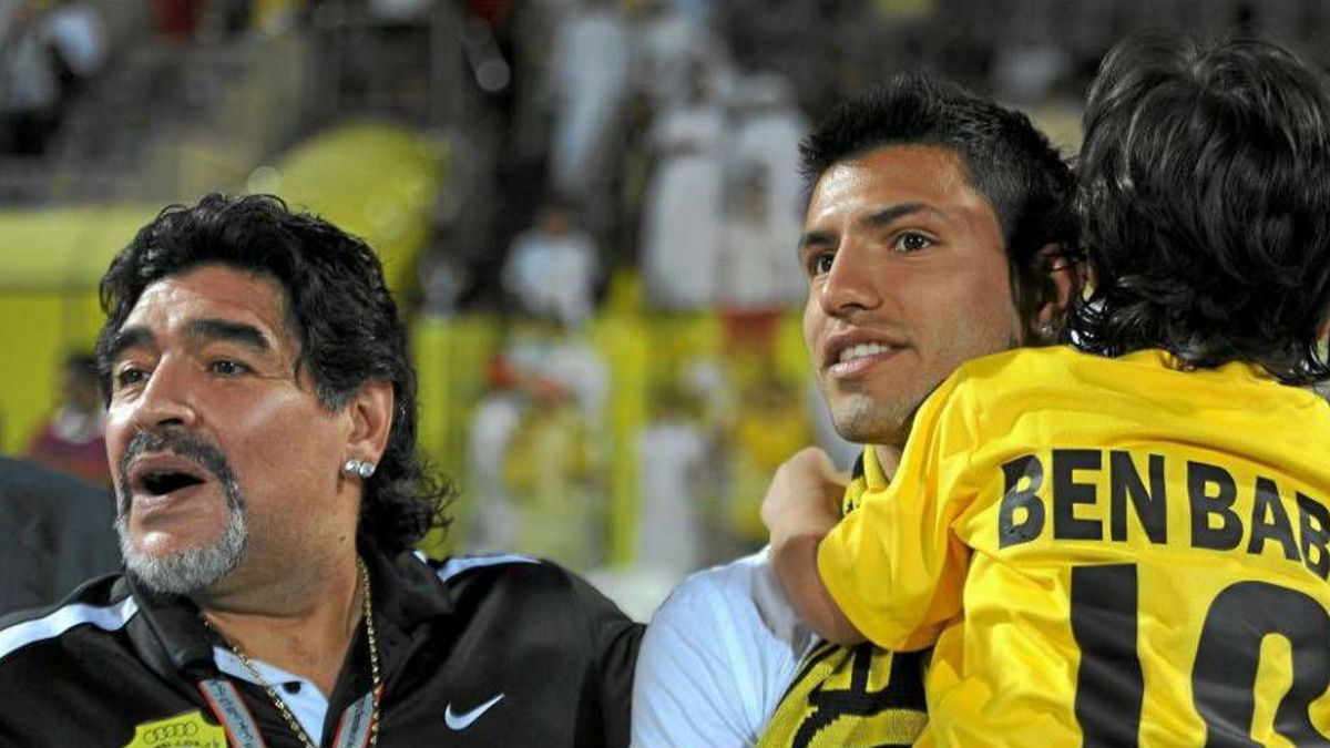 El Kun Agüero rompió el silencio sobre la muerte de Diego Maradona