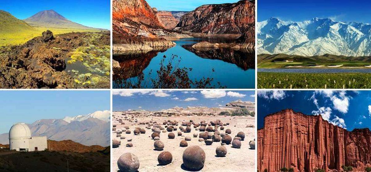 Reserva La Payunia, Cañón del Atuel, Valle de Uco, Parque Nacional El Leoncito, Parque Provincial Ischigualasto y Parque Nacional Talampaya. Créditos: Tintero