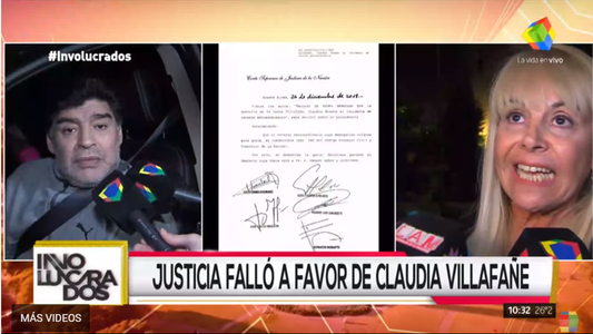 Claudia Villafañe iniciará acciones legales para que no se haga la serie de Maradona