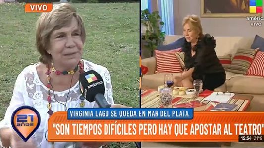 Virginia Lago confesó las películas que se negó a presentar en Telefe: Para la tarde no servían