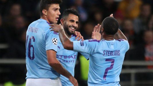 Champions League: sin Agüero, Manchester City goleó 3-0 a Shakhtar Donetsk en Ucrania