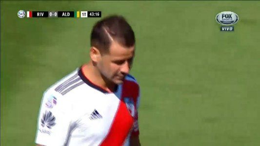 La chilena de Rodrigo Mora con la que River podría haber abierto el marcador ante Aldosivi