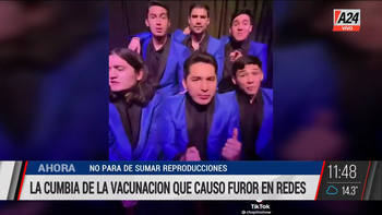 La cumbia de la vacunación es furor en las redes sociales