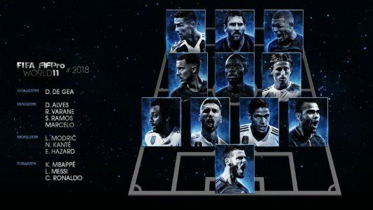 Messi está en el once ideal de la FIFA del 2018