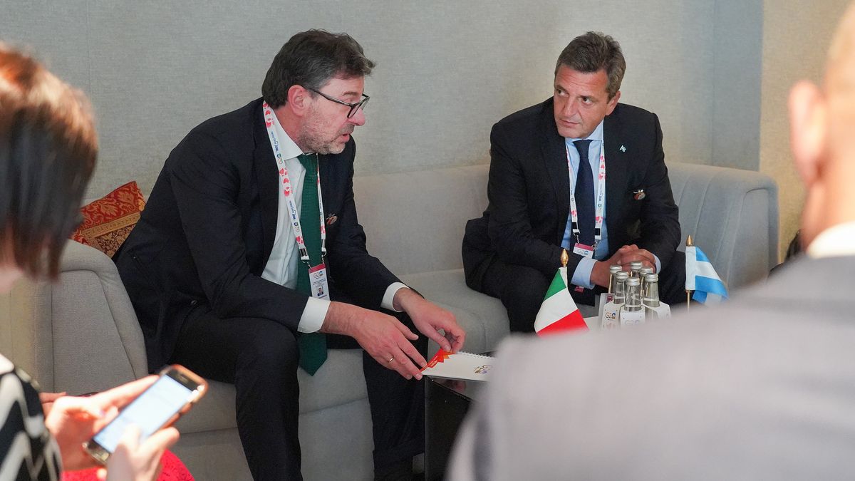 Sergio Massa se reunió con sus pares de Italia