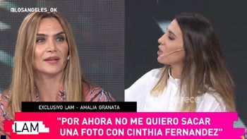 Picante cruce entre Cinthia Fernández y Amalia Granata: la foto de la discordia