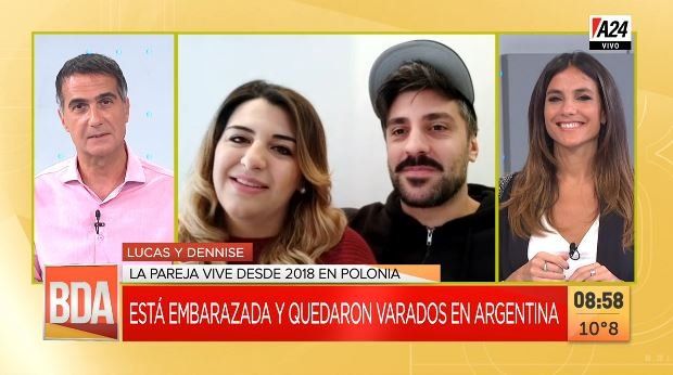 Dos argentinos que viven en Polonia se quedaron varados en la Argentina