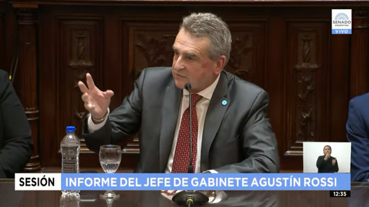 Agustín Rossi da su informe de gestión en el Senado: El peor poder es el Judicial