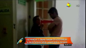 Las primeras imágenes del esposo de Marcela Kloosterboer tras el brote psicótico