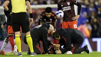 River: el estado de salud de Aliendro tras el susto en el partido contra Vélez