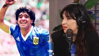 Las fotos inéditas de Gianinna y el significativo homenaje a Diego Maradona por Argentina - Inglaterra
