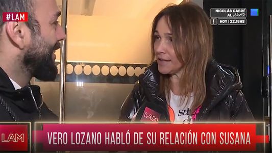 La fuerte revelación de Vero Lozano sobre su vínculo con Susana Giménez