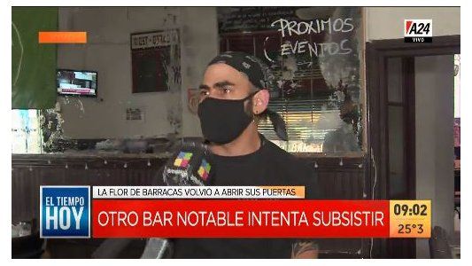 Tras 7 meses cerrados, volvió a abrir el bar notable La Flor de Barracas