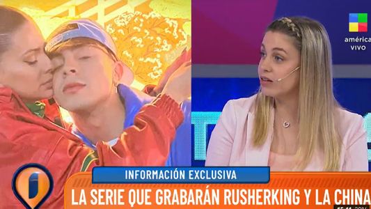 La China Suárez y Rusherking grabarán juntos fuertes escenas eróticas para una serie
