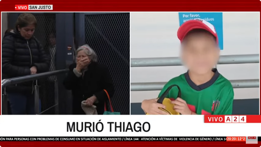 El grito desesperado de la abuela del corazón de Thiago al enterarse de su muerte: Por favor, saquen los...