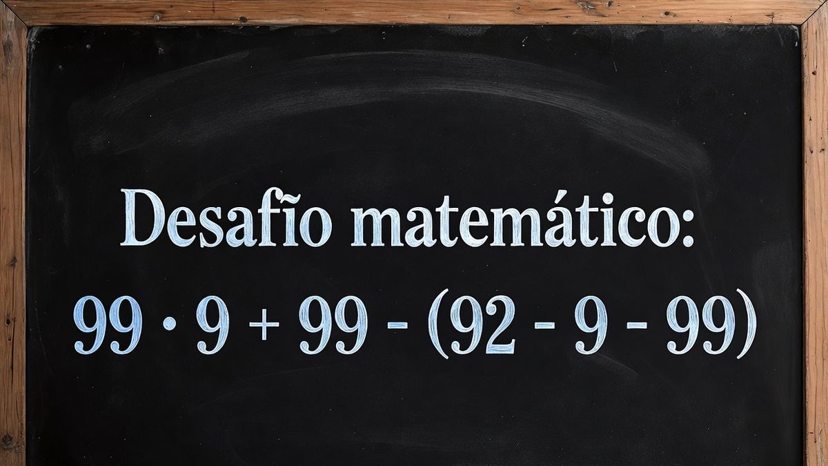 El desafío matemático debe resolverse siguiendo la regla PEMDAS: primero paréntesis
