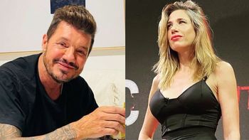 Alina Moine y Marcelo Tinelli.