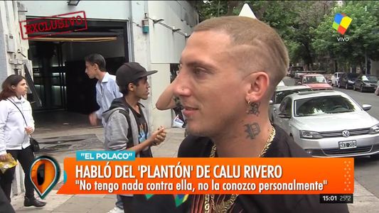 El Polaco sobre el escándalo con Calu: Si ella no quiso venir, la que tiene un problema conmigo es ella