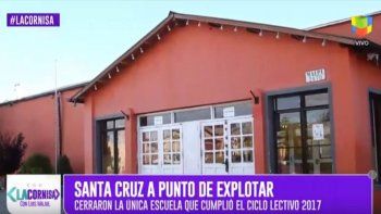Cerraron la única escuela en Santa Cruz que cumplió el ciclo lectivo el año pasado