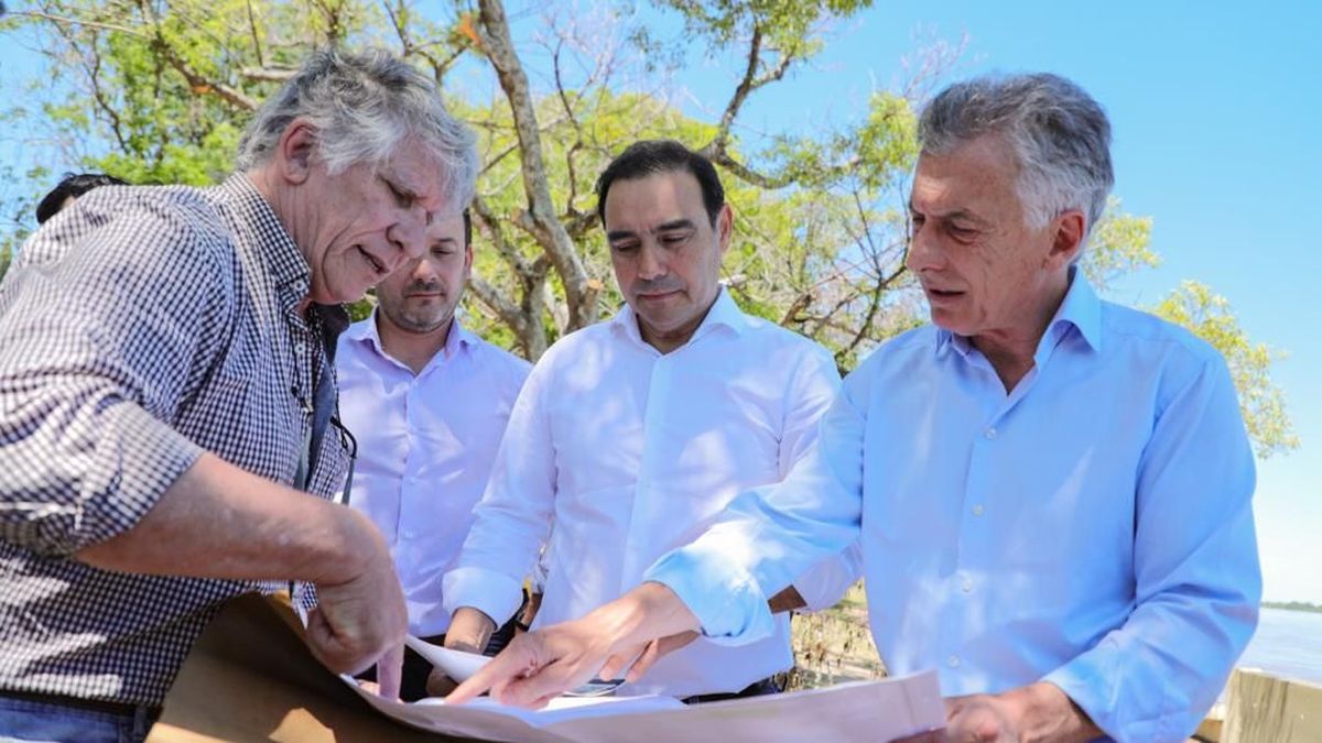 Mauricio Macri de visita en Corrientes.&nbsp;