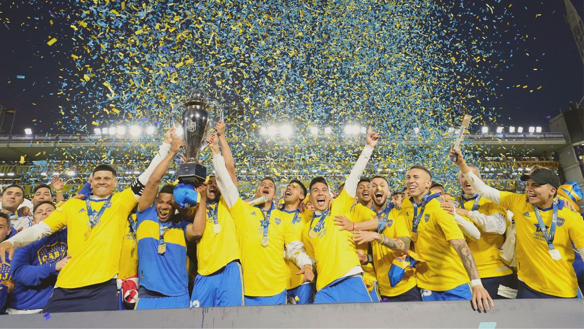 Boca se consagró campeón de la Liga Profesional.