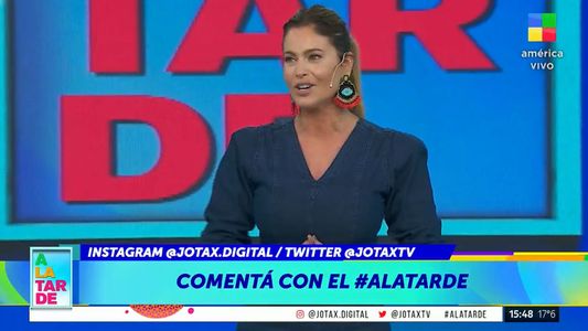 Una periodista de A la tarde está embarazada y su novio la sorprendió en vivo