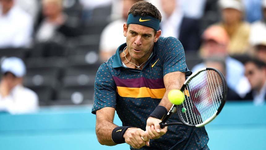 Del Potro comenzó su rehabilitación con tres sesiones diarias de kinesiología