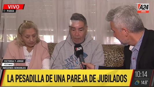 Video | Violento robo a jubilados en Padua: los asfixiaron y les dispararon mientras dormían