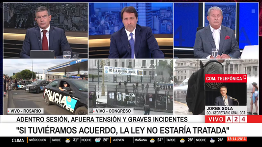 El cosecretario de la CGT sobre la movilización al Congreso: Es una marcha que se ha desvirtuado