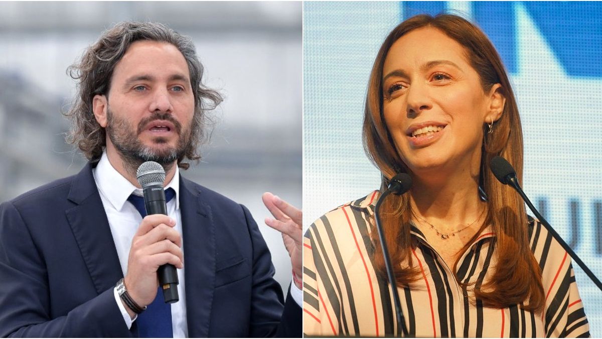 Santiago Cafiero y María Eugenia Vidal.