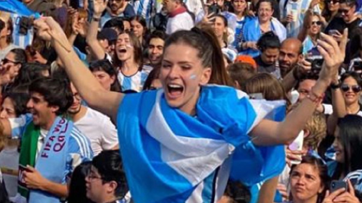 El video de la China Suárez en andas en México tras la consagración de Argentina